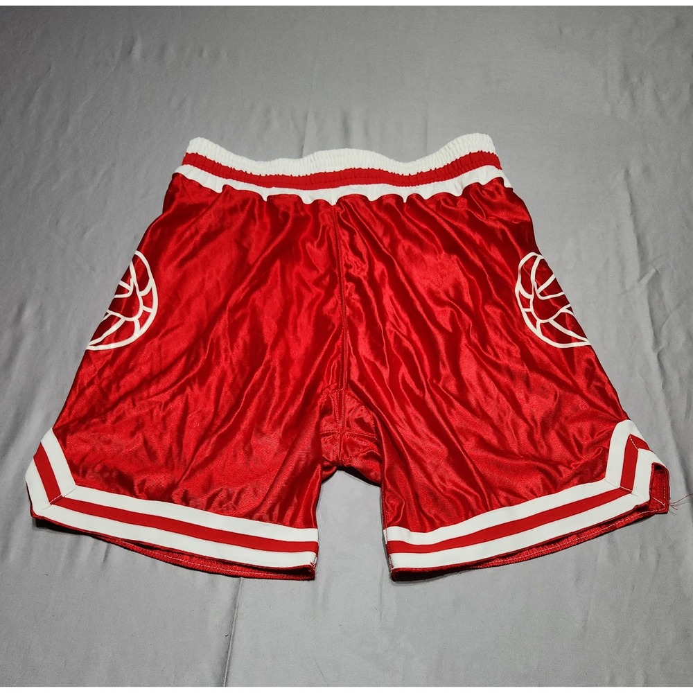 Vintage Nike‎ Basketball Pro Issue Shorts Dazzle Satin Shiny Medium Made In USA